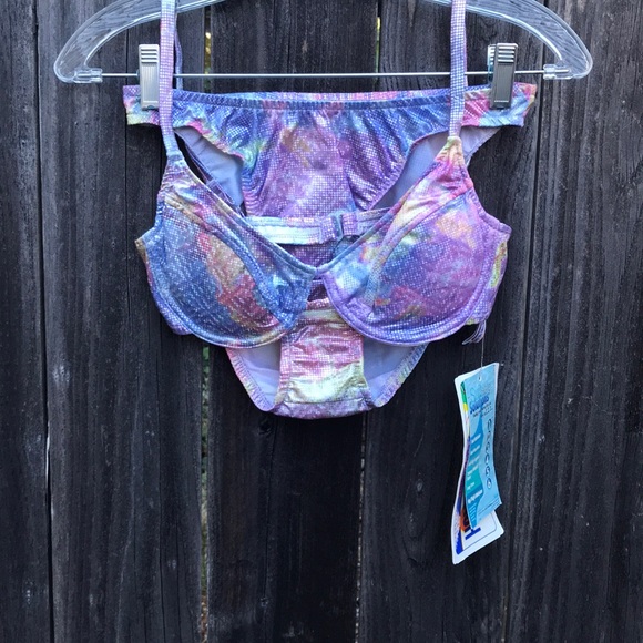 On the Beach Other - 🌈👙Vintage Rare Rainbow Shimmer Bikini👙🌈